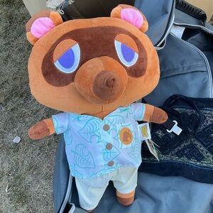 Nintendo Animal Crossing TOM NOOK 18" Plush Decorative Pillow Games